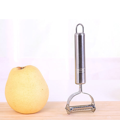 2 in1 Stainless Steel Potato Grater Julienne Peeler Kitchen Accessories Vegetables Peeler Double Planing Grater Kitchen Tools