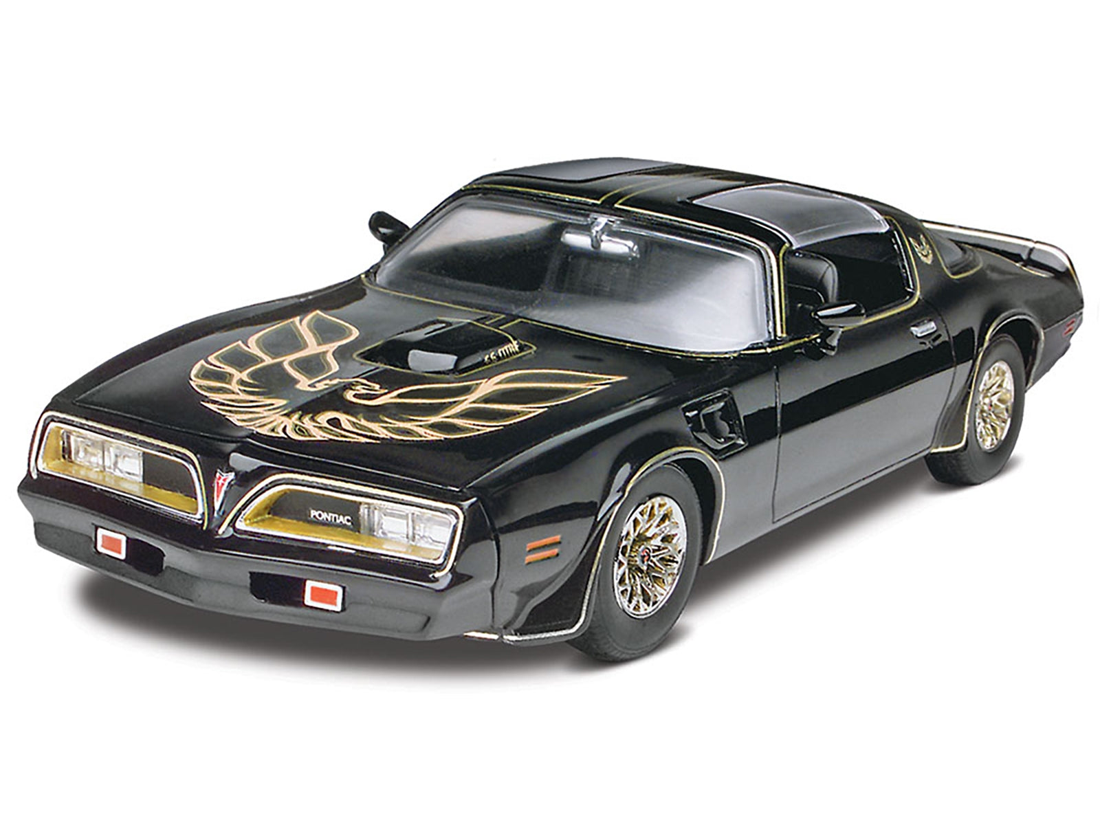 Level 4 Model Kit 1977 Pontiac Firebird "Smokey and the Bandit" (1977) Movie 1/25 Scale Model Car by Revell - Minihomy