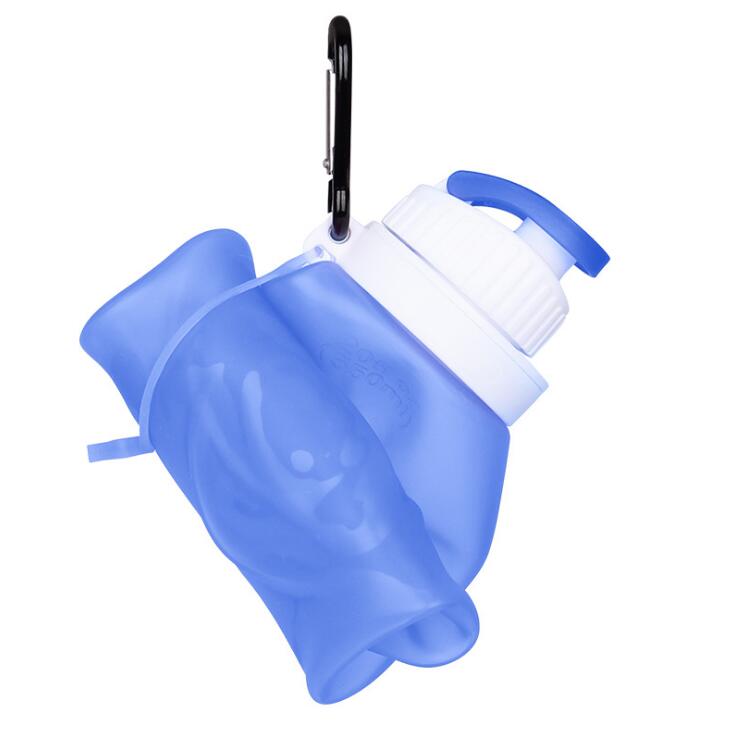 Multifunctional Silicone Sports Folding Water Bottle - Minihomy