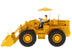 CAT Caterpillar 966A Wheel Loader Yellow with Operator "Vintage Series" 1/50 Diecast Model by Diecast Masters - Minihomy