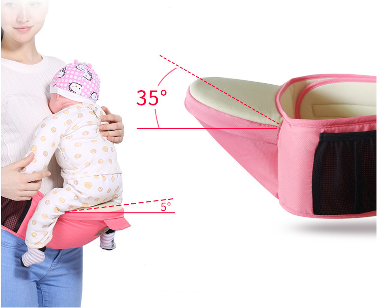 Four Seasons Breathable Multifunctional Baby Waist Stool Three-in-One Can Slanting Sling - Minihomy