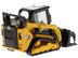 CAT Caterpillar 259D3 Compact Track Loader with Work Tools and Operator Yellow "High Line Series" 1/50 Diecast Model by Diecast Masters - Minihomy