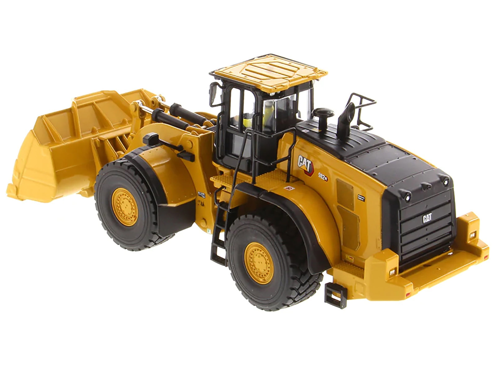 CAT Caterpillar 982 XE Wheel Loader Yellow with Operator "High Line Series" 1/50 Diecast Model by Diecast Masters - Minihomy