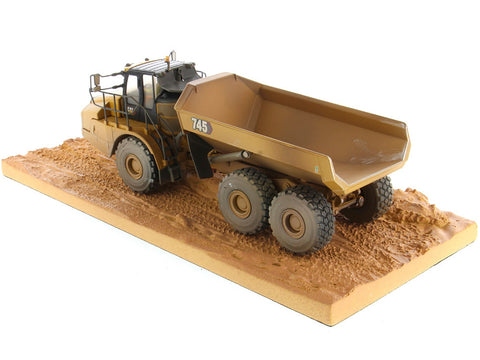 CAT Caterpillar 745 Articulated Truck with Operator (Dirty Version) 