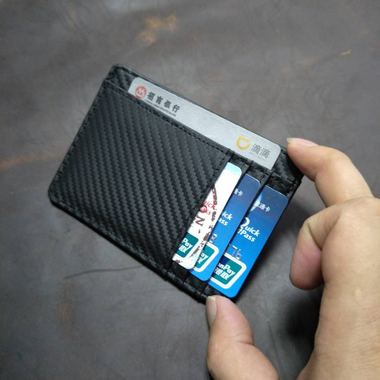 EXINOZ Leather Minimalist Wallet  RFID Blocking