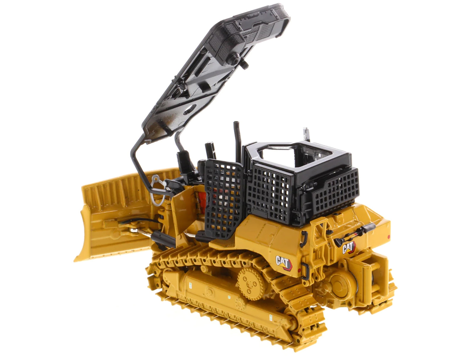 CAT Caterpillar D5 XR Fire Suppression Track Type Dozer Yellow "High Line" Series 1/50 Diecast Model by Diecast Masters - Minihomy