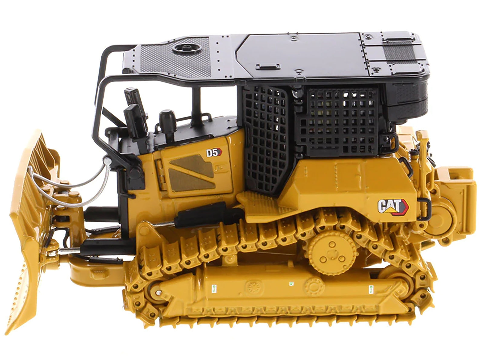 CAT Caterpillar D5 XR Fire Suppression Track Type Dozer Yellow "High Line" Series 1/50 Diecast Model by Diecast Masters - Minihomy