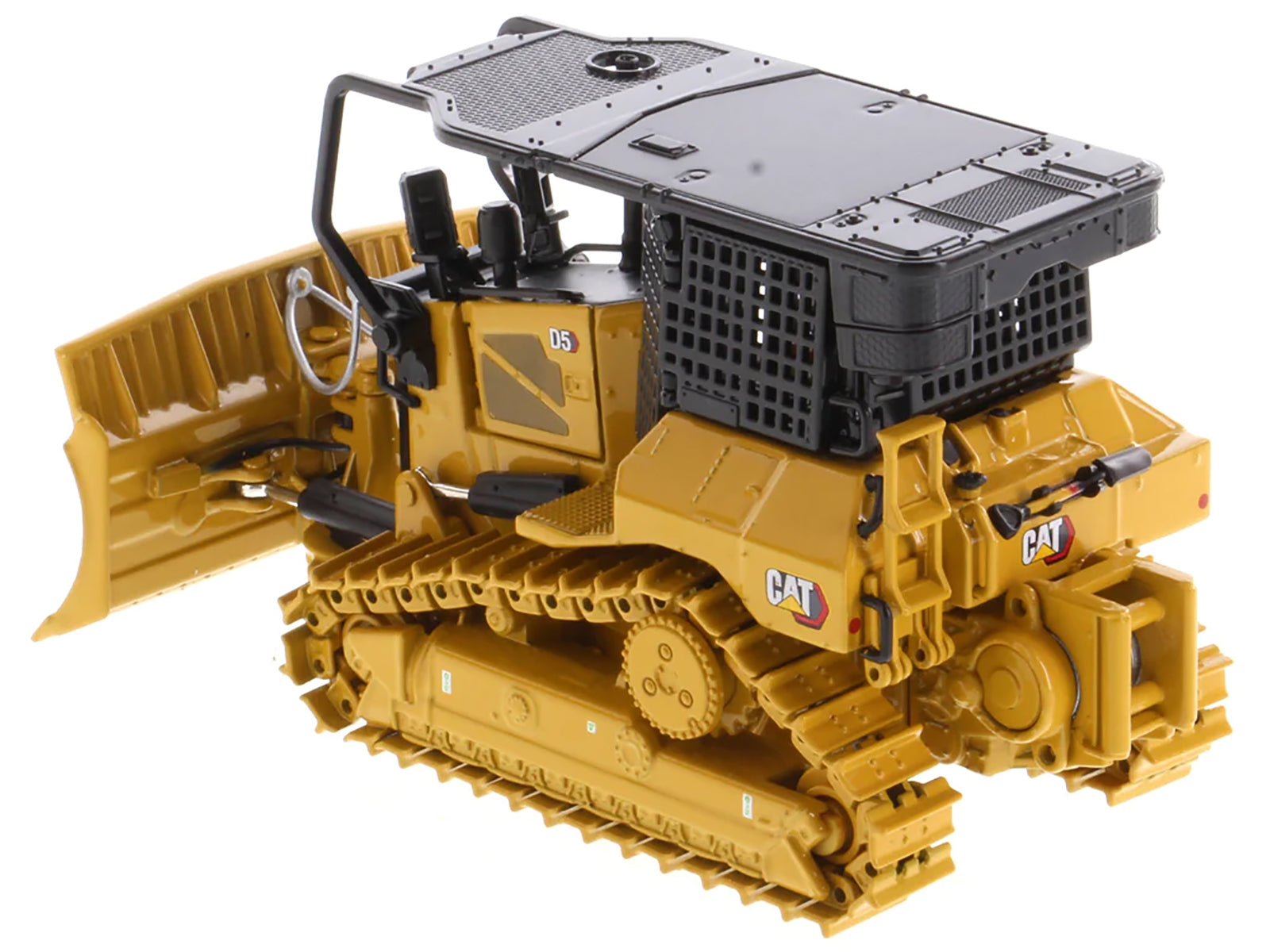 CAT Caterpillar D5 XR Fire Suppression Track Type Dozer Yellow "High Line" Series 1/50 Diecast Model by Diecast Masters - Minihomy