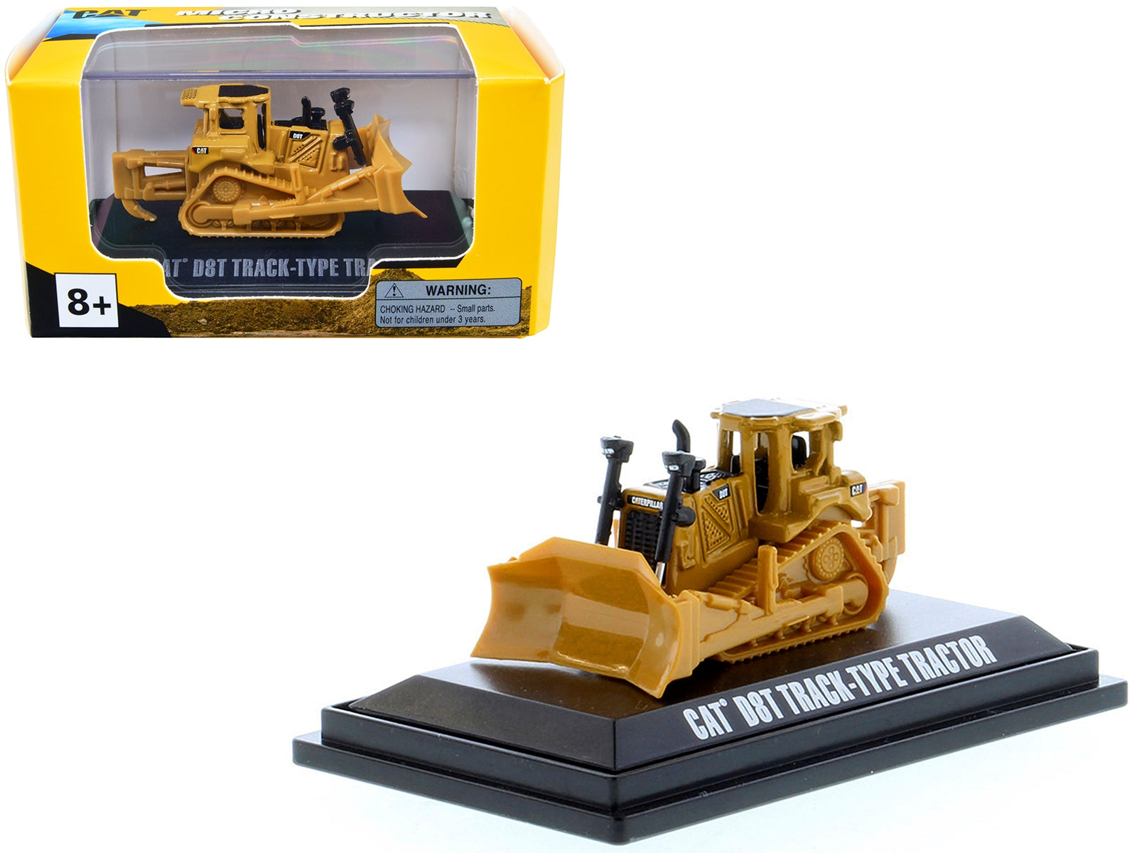 CAT Caterpillar D8T Track-Type Tractor Yellow "Micro-Constructor" Series Diecast Model by Diecast Masters - Minihomy