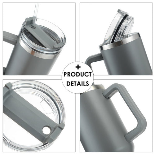 With Handle Portable Car Stainless Steel Water Bottle