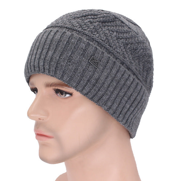 Hat Autumn and Winter Knitted Woolen Hat