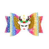 Bright Glitter Kids Fairy Bow Princess Hairgrips