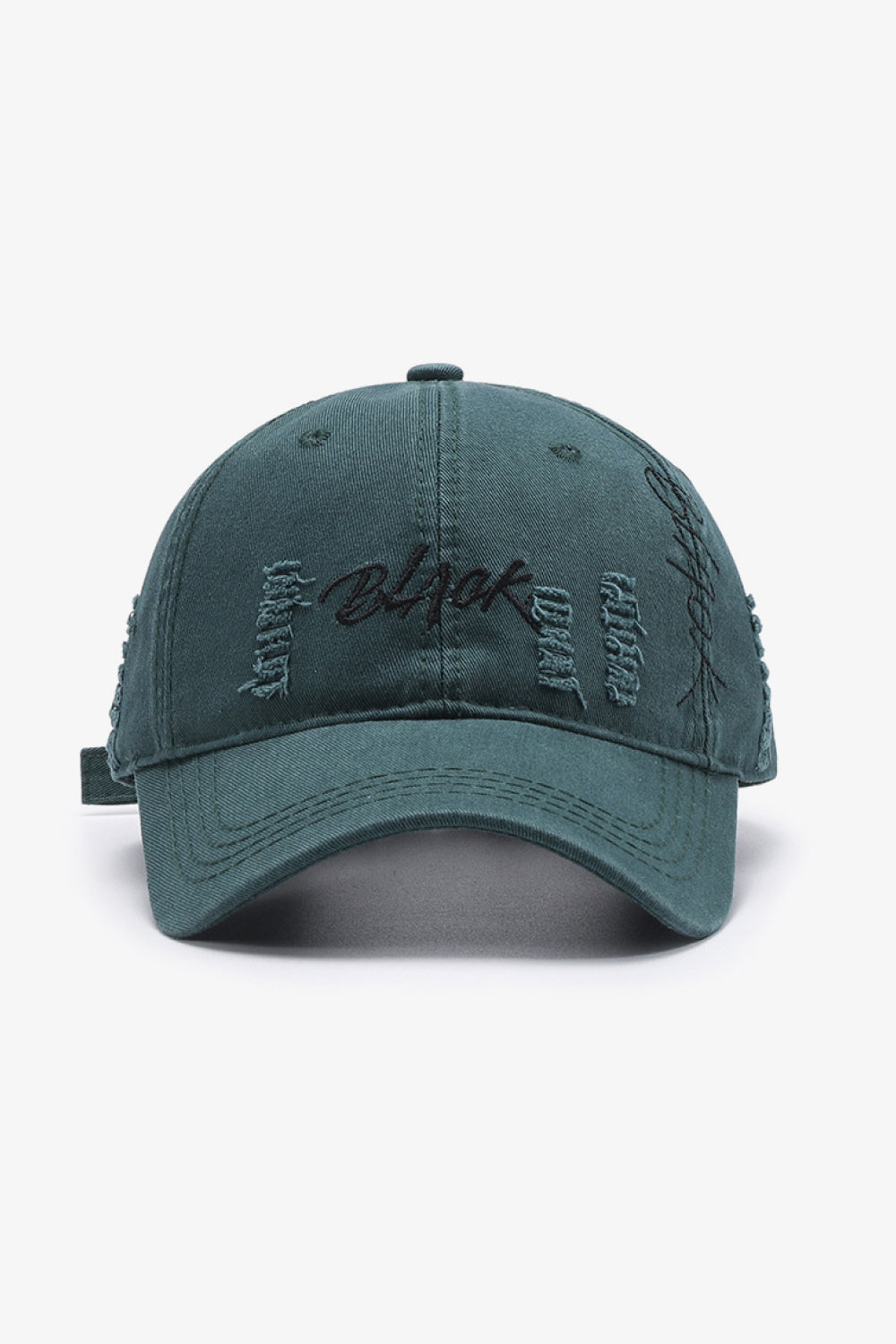 Letter Graphic Distressed Baseball Cap