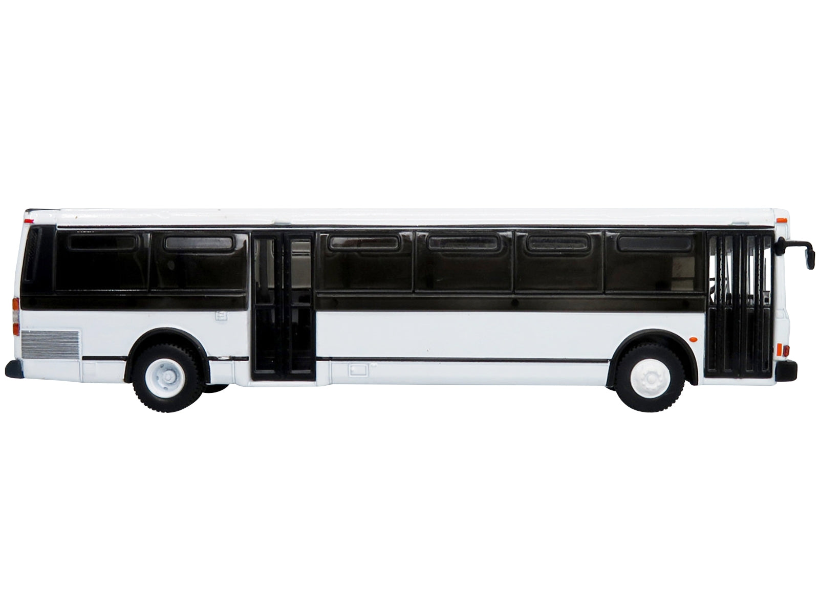 1980 Grumman 870 Advanced Design Transit Bus Plain White "Vintage Bus & Motorcoach Collection" 1/87 Diecast Model by Iconic Replicas - Minihomy