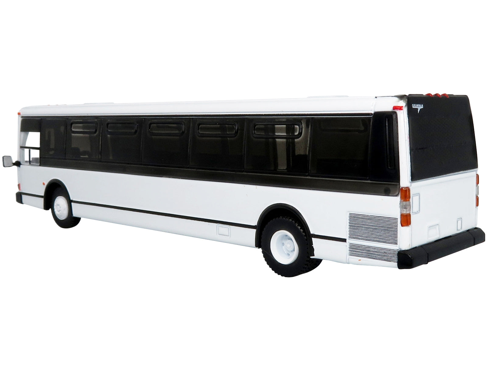 1980 Grumman 870 Advanced Design Transit Bus Plain White "Vintage Bus & Motorcoach Collection" 1/87 Diecast Model by Iconic Replicas - Minihomy