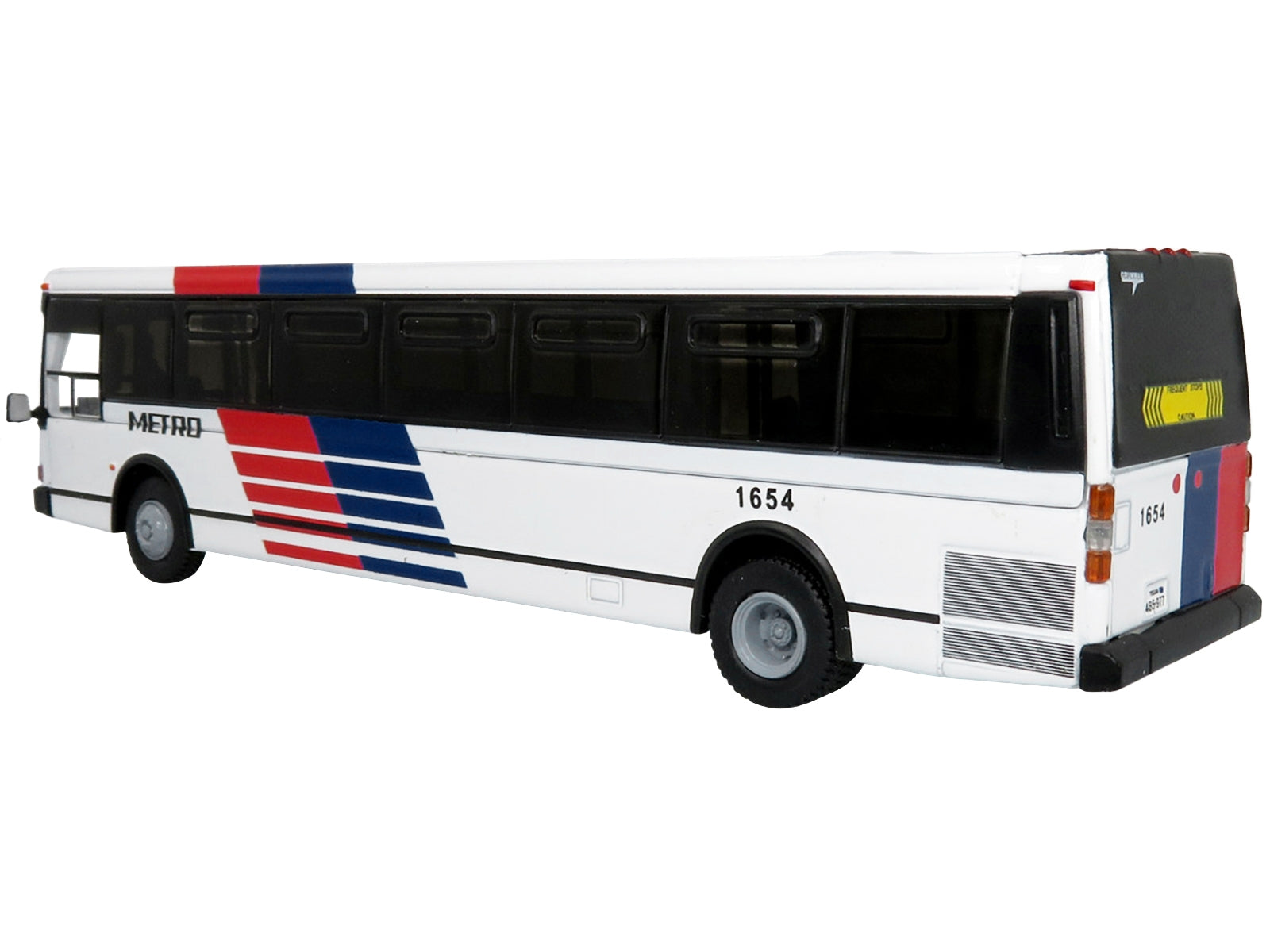 1980 Grumman 870 Advanced Design Transit Bus Metro Houston "40 Park Place" "Vintage Bus & Motorcoach Collection" 1/87 Diecast Model by Iconic Replicas - Minihomy