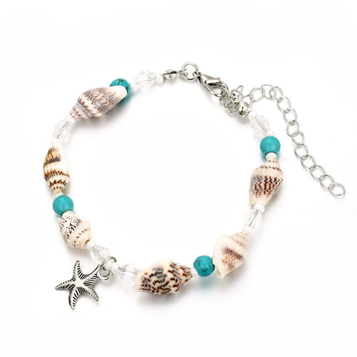 European And American Style Beach Starfish Shell Anklet