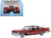 1959 Chrysler Imperial Crown 2 Door Hardtop Radiant Red with Black Top 1/87 (HO) Scale Diecast Model Car by Oxford Diecast - Minihomy