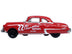 1949 Oldsmobile Rocket 88 Coupe #22 "Overseas Motors Atlanta" Red 1/87 (HO) Scale Diecast Model Car by Oxford Diecast - Minihomy