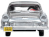 1956 Ford Thunderbird Gray Metallic with Raven Black Top 1/87 (HO) Scale Diecast Model Car by Oxford Diecast - Minihomy