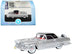 1956 Ford Thunderbird Gray Metallic with Raven Black Top 1/87 (HO) Scale Diecast Model Car by Oxford Diecast - Minihomy