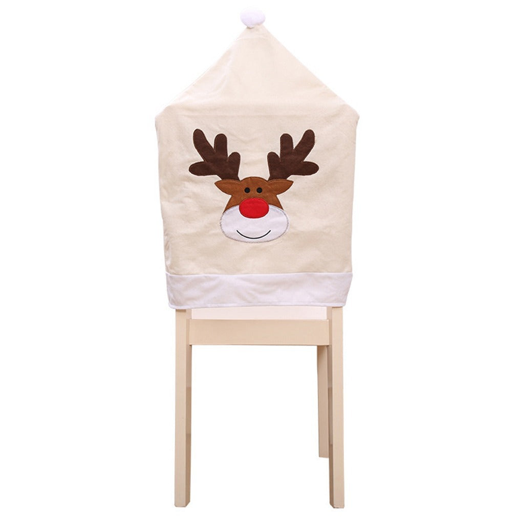 Christmas Table Decoration Christmas Hat Chair Cover