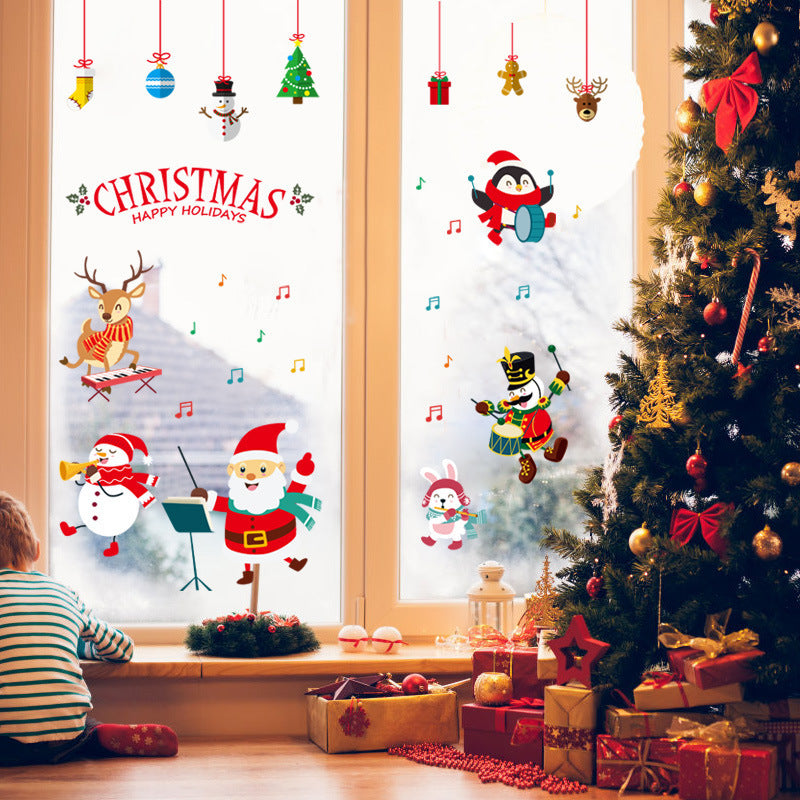 Creative Christmas Concert Decoration Wall Sticker - Minihomy