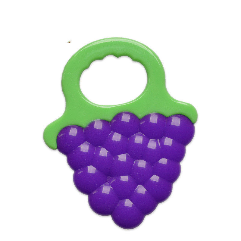 Toddlers Infants Baby Teething Toy Soft Silicone Fruit Teether Holder