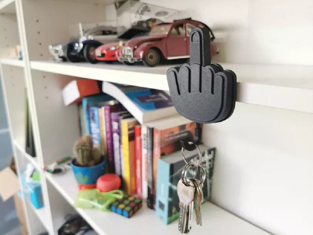 Spoof Middle Finger Desktop Storage Key Hook