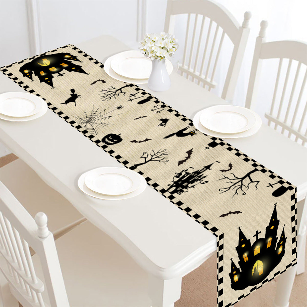 Halloween Table Runner Table Decoration Tablecloth