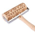 Push-Style Christmas Embossing Rolling Pin Printed Cookie Dough Stick Fondant Tool Baking Noodle Cake Dough Engraved Roller Q40 - Minihomy