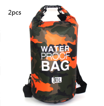 Outdoor Waterproof Bag Camouflage Polyester Double Shoulder Portable Beach Backpack - Minihomy