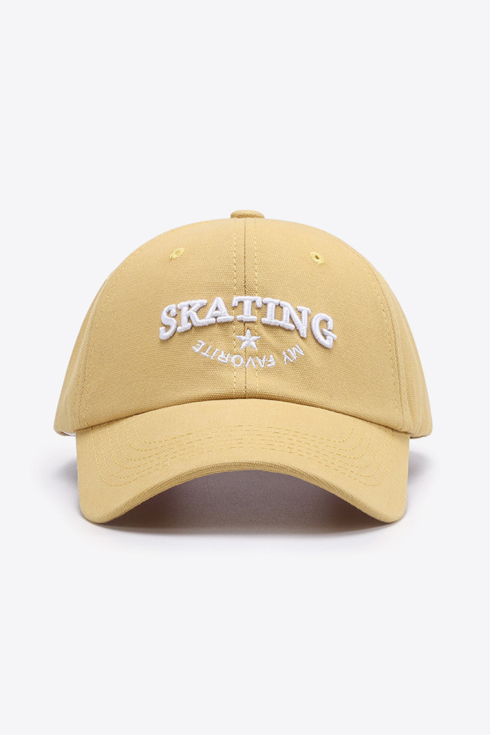 SKATING Letter Embroidery Baseball Cap