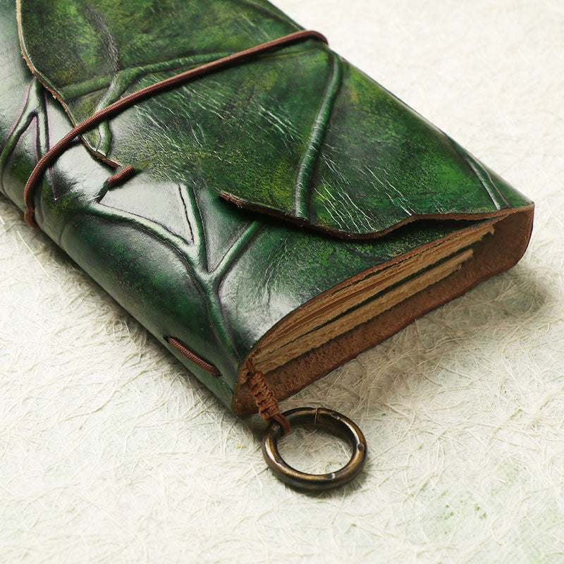 Leather Notebook Handmade Retro Magic Book European Art - Minihomy