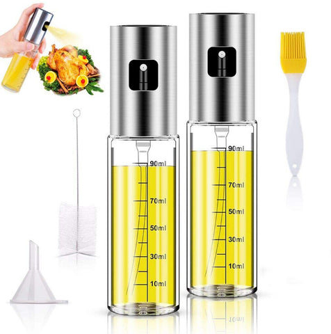 Stainless steel spray bottle with scale