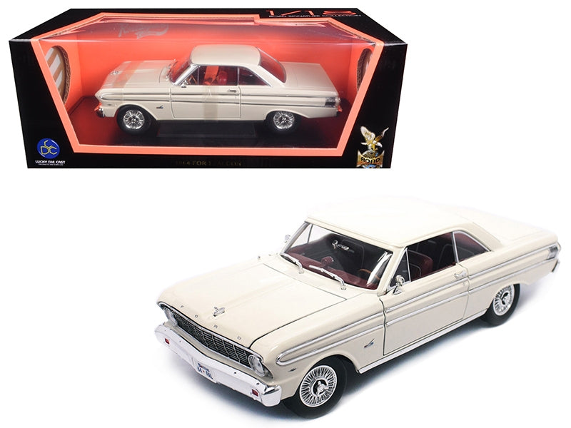 1964 Ford Falcon White 1/18 Diecast Model Car by Road Signature - Minihomy