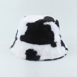 Short Brim Imitation Mink Velvet Fisherman Hat