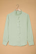 Frilled Trim Button Down Shirt - Minihomy