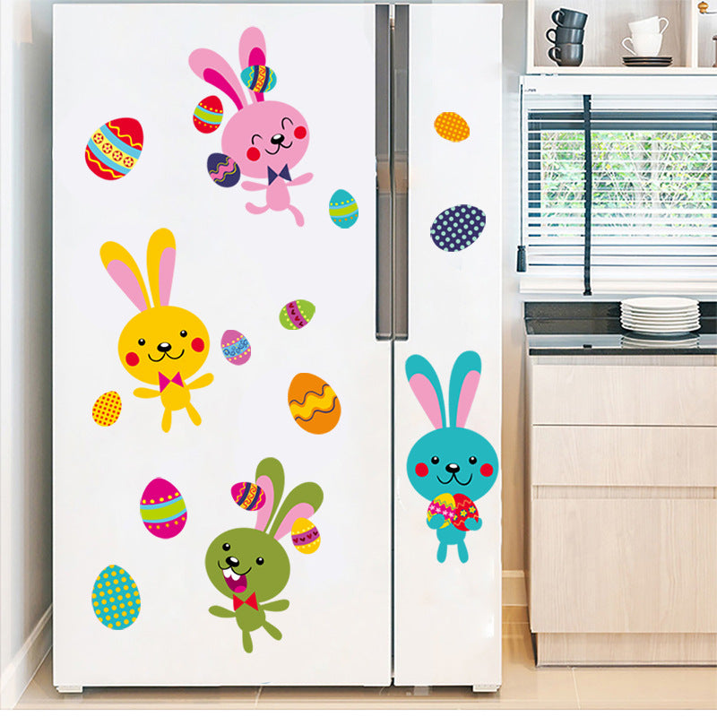 Easter Egg Decorative Wall Sticker Showcase - Minihomy