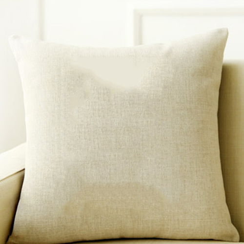 Decorative pillow cover seat back