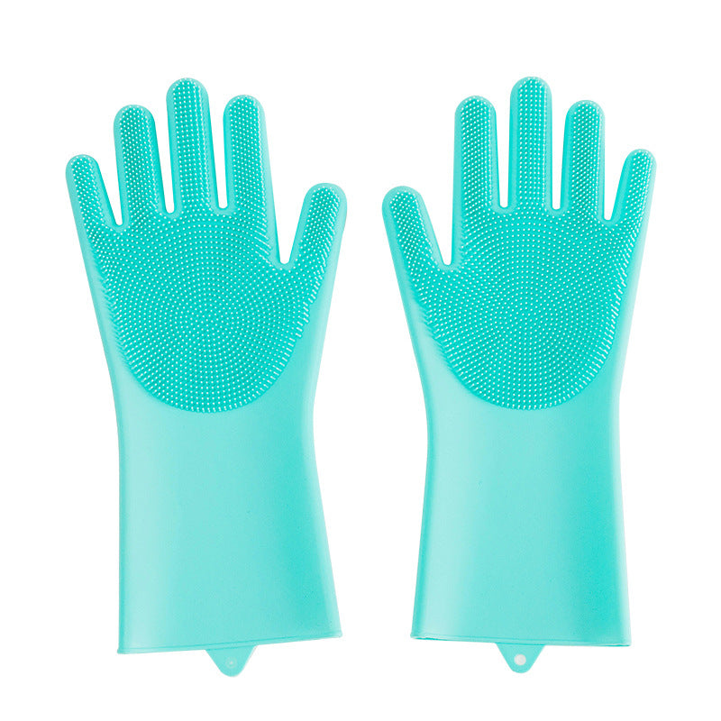 Silicone Dog Grooming Hair Comb Puppy Brush Glove Bath Cleaning Brushes Small Dog Cat Massage Pet Grooming Gloves - Minihomy