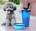 2 In 1Pet Water Bottle Dispenser Travel Portable Dog Cat Drinking Silicone Bowl - Minihomy