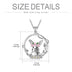 Sterling Silver Bunny Necklace Cute Rabbit Animal Necklace Birthday Gift for Women Lovely Rabbit