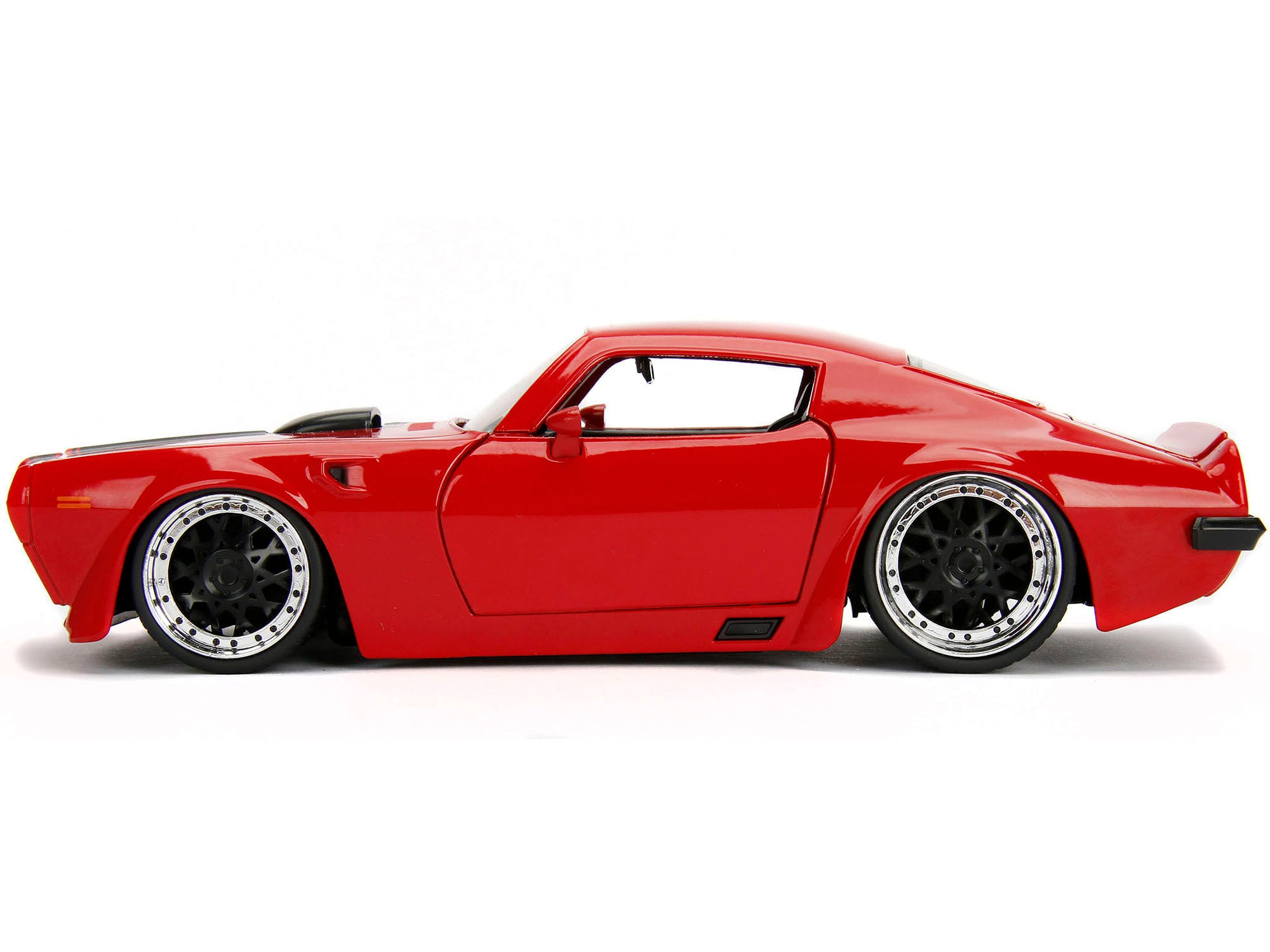 1972 Pontiac Firebird Red with Black Hood Stripe "Bigtime Muscle" Series 1/24 Diecast Model Car by Jada - Minihomy