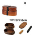 Wooden Lunch Box, Lunch Box Size Single And Double Layer Portable