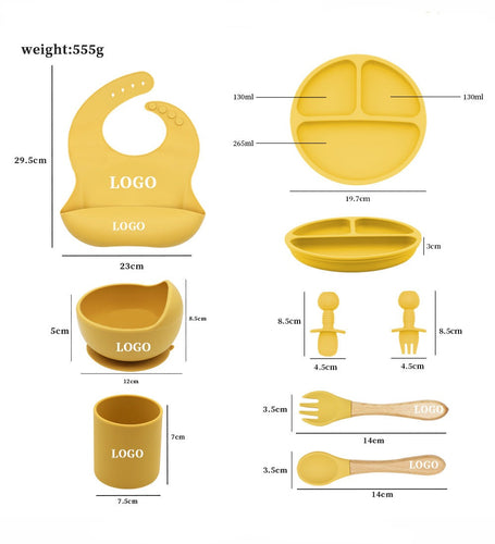 Baby Silicone Feeding Complementary Food Set
