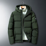 Men Casual Hooded Warm Cotton Jacket - Minihomy