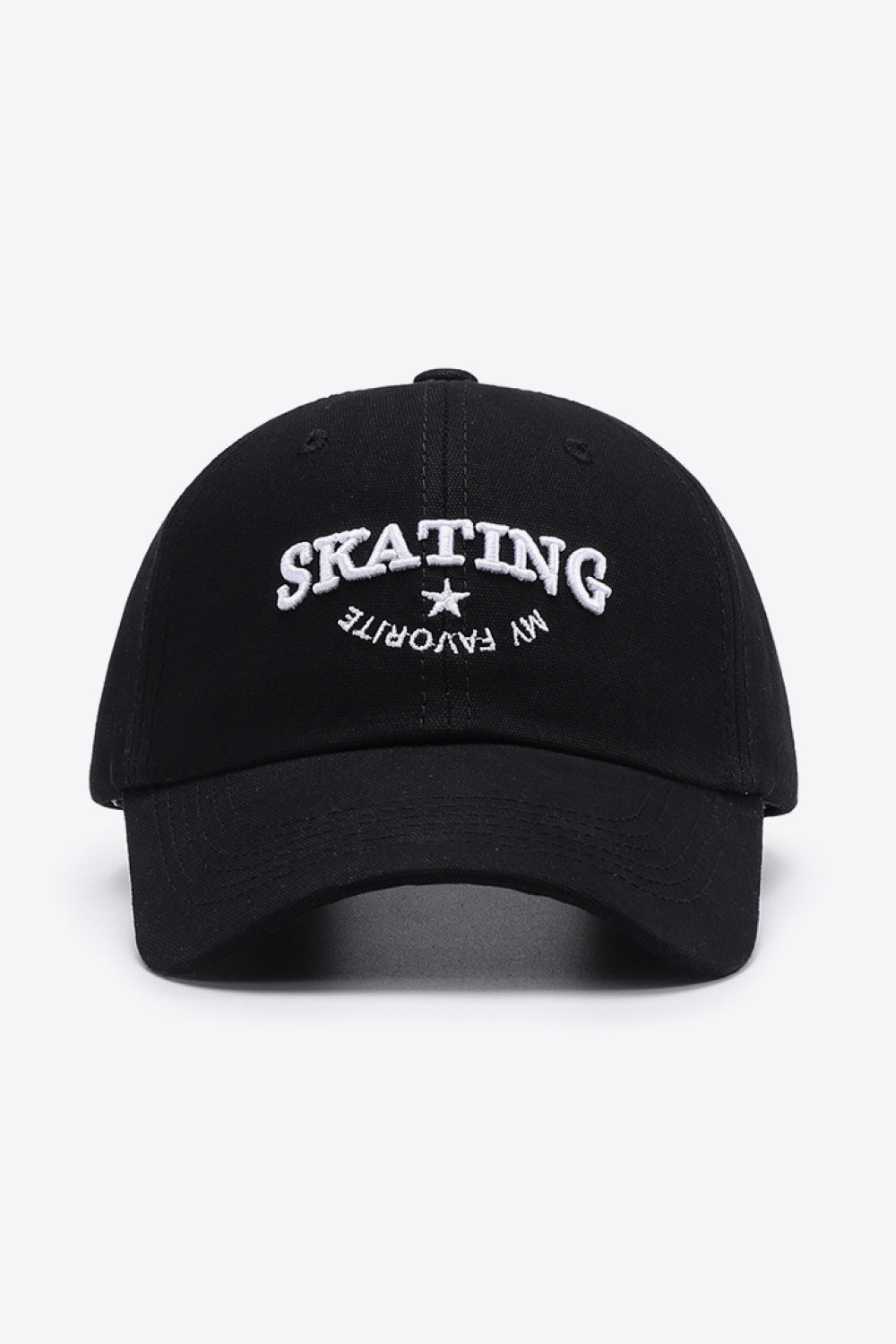 SKATING Letter Embroidery Baseball Cap