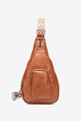 All The Feels PU Leather Sling Bag - Minihomy