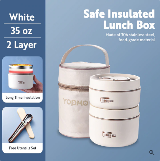 Portable Self-heating Japanese Thermal Insulation Lunch Box